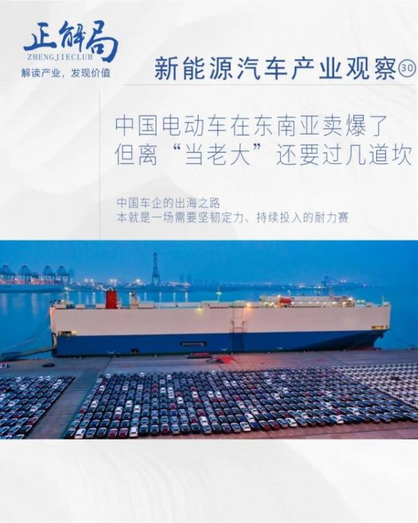 股指配资资讯网 中国电动车在东南亚卖爆了，但离“当老大”还要过几道坎